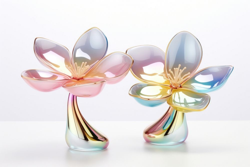 Flowers flower jewelry glass.