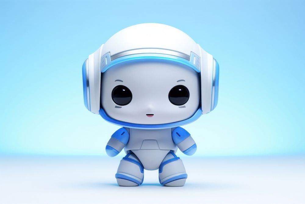 Robot cute toy representation.