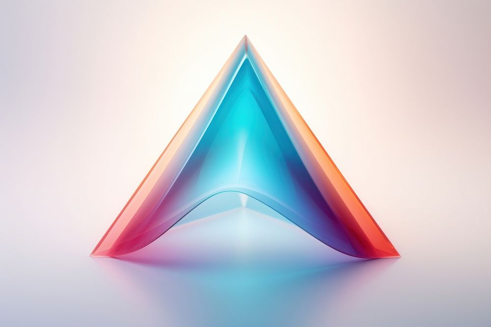 Triangle shape appliance abstract.