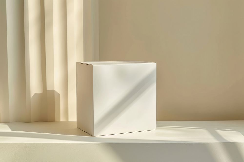 Box furniture white architecture.