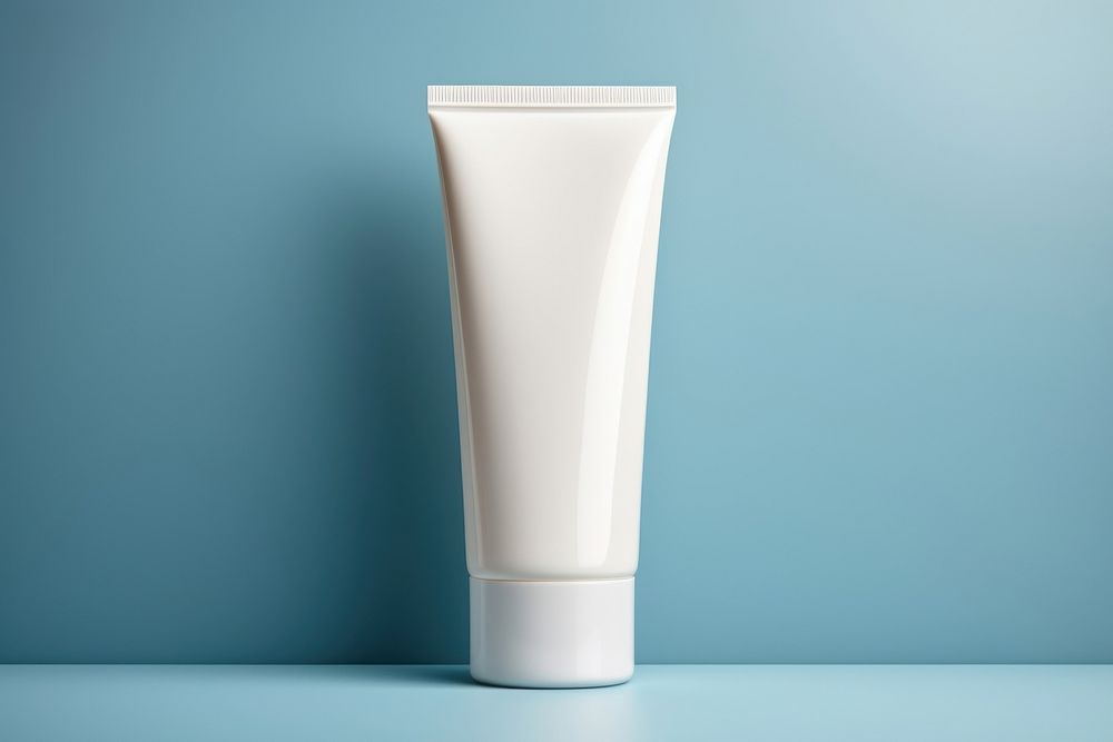 Blank cosmetic tube  cosmetics toothpaste sunscreen.