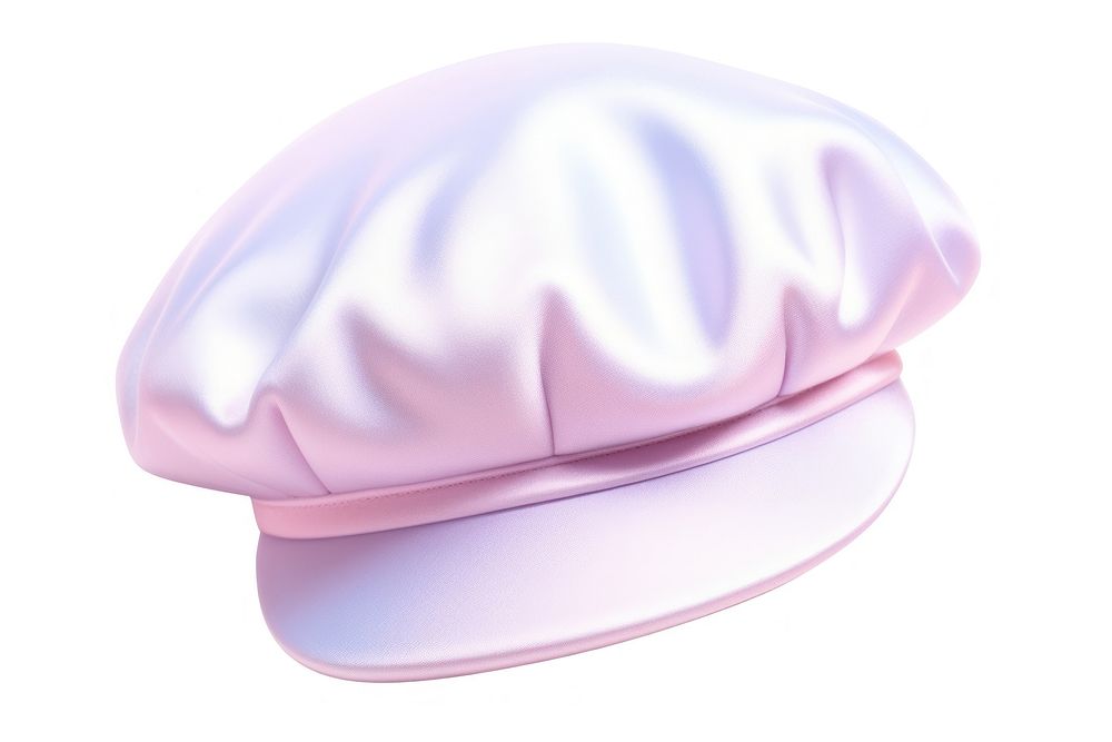 Beret hat pink white background xiaolongbao. AI generated Image by rawpixel.