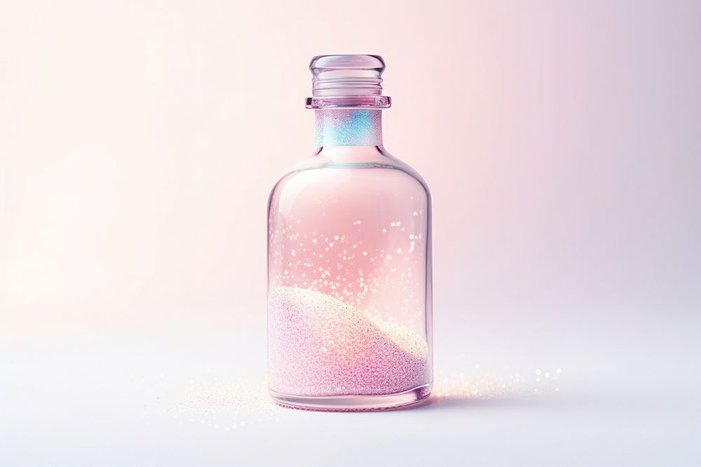 Bottle perfume glass pink. AI generated Image by rawpixel.