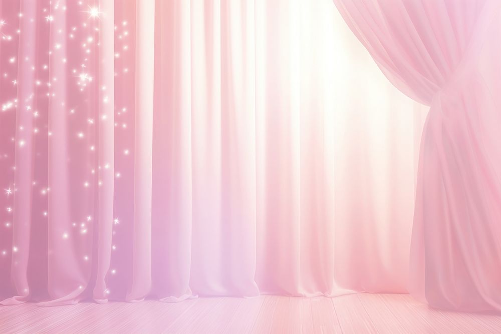 Soft pastel light pink curtain backgrounds illuminated. AI generated Image by rawpixel.
