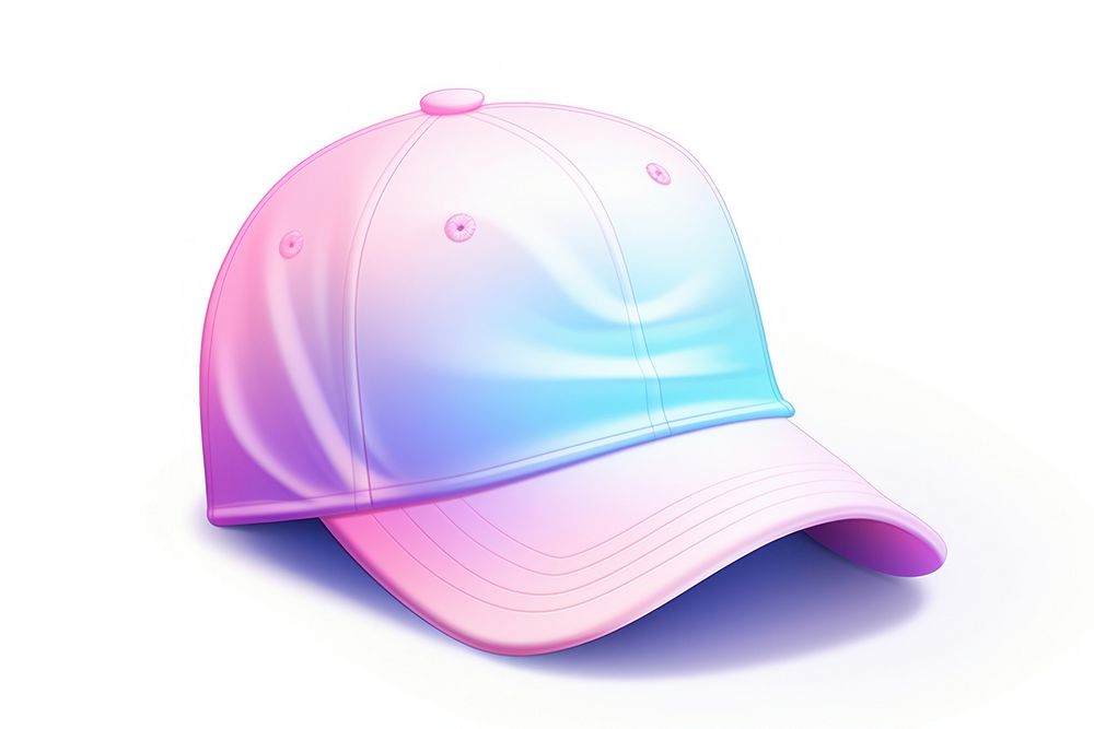 Helmet pink cap white background. AI generated Image by rawpixel.