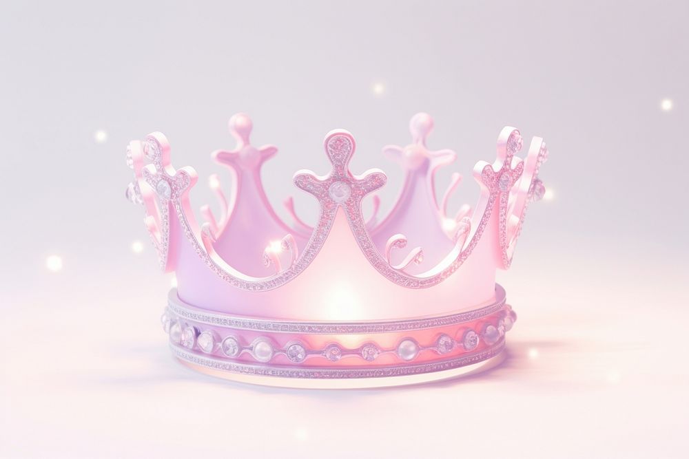 Crown tiara pink celebration. AI generated Image by rawpixel.
