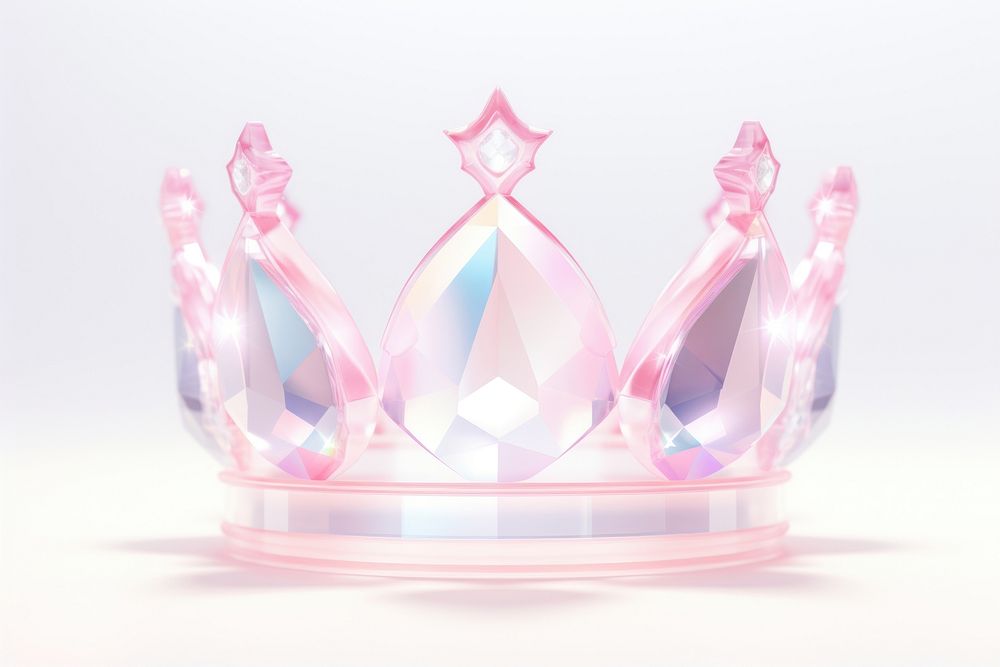Crown pink celebration accessories. AI generated Image by rawpixel.