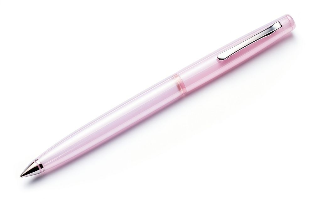 Pen pink white background magenta. AI generated Image by rawpixel.