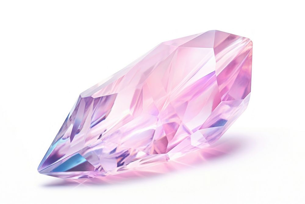 Crystal gemstone amethyst mineral. AI generated Image by rawpixel.