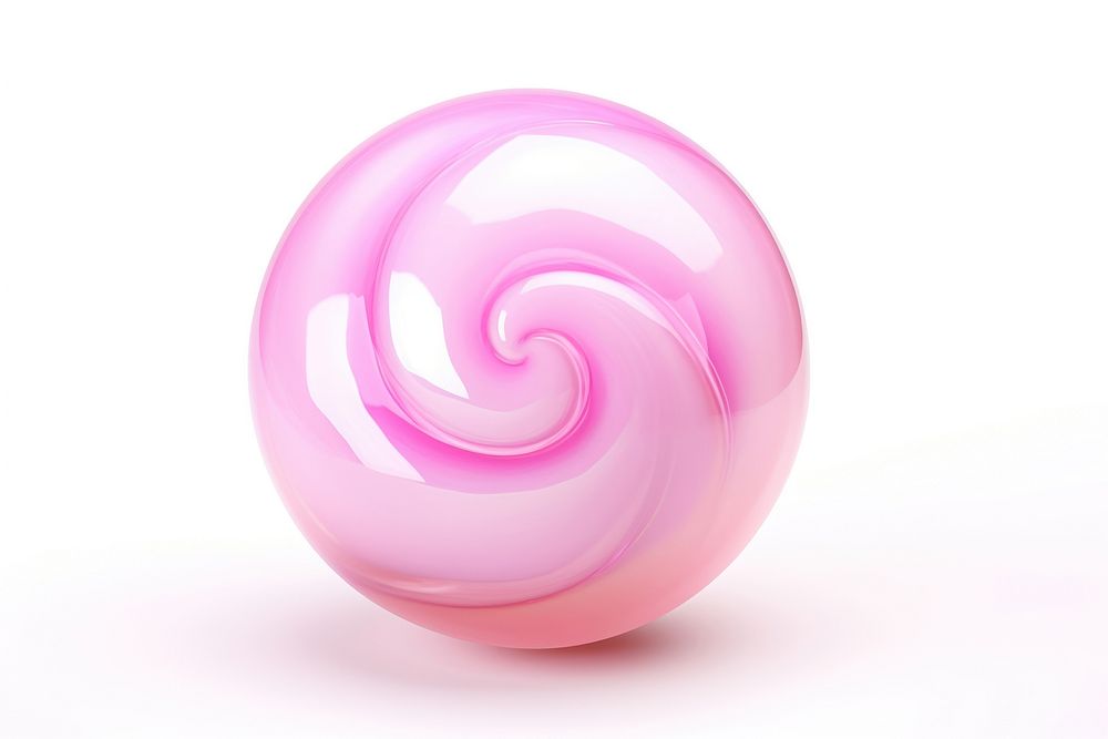 Candy sphere sweets pink. AI generated Image by rawpixel.