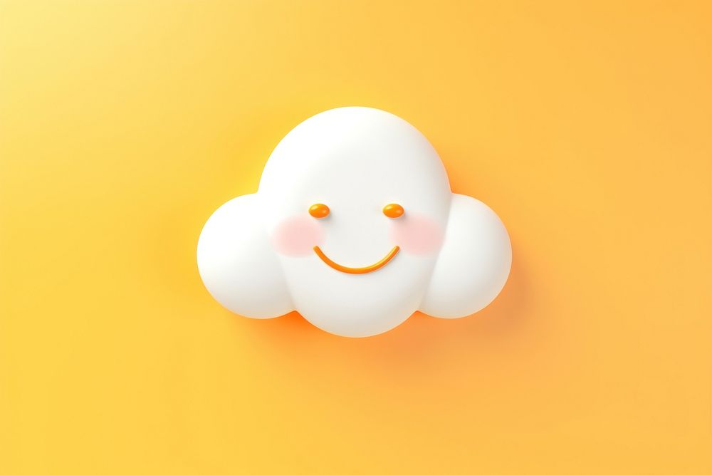 Sun with clouds cartoon shape toy.