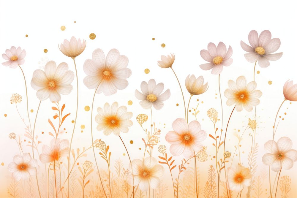 Daisy backgrounds outdoors pattern.