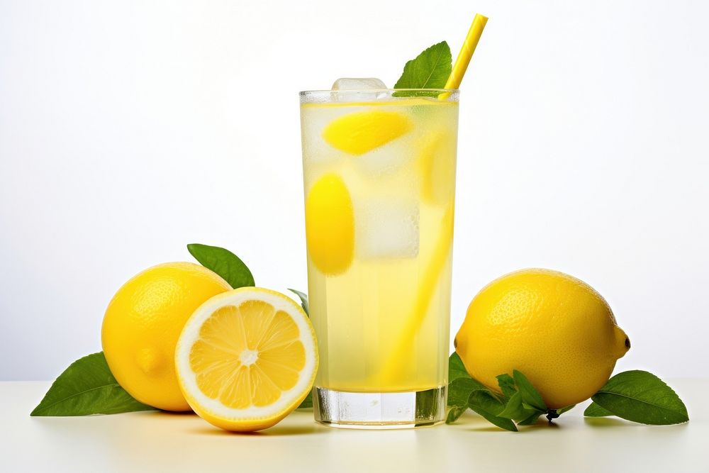 Lemon soda drink lemonade fruit.