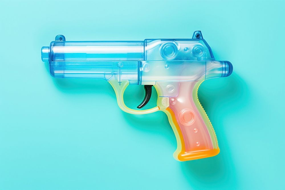 Water gun weapon revolver security. AI generated Image by rawpixel.