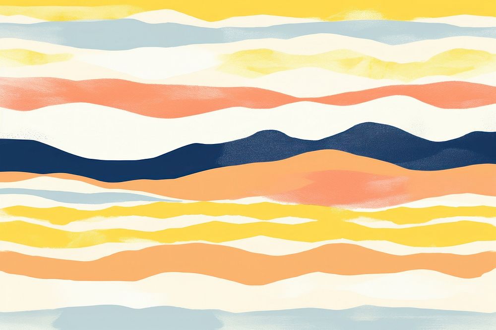 Painting of a summer pattern line backgrounds.