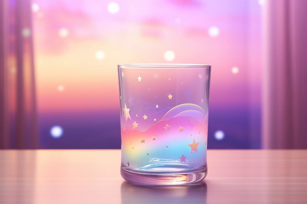  Glass purple refreshment transparent. AI generated Image by rawpixel.