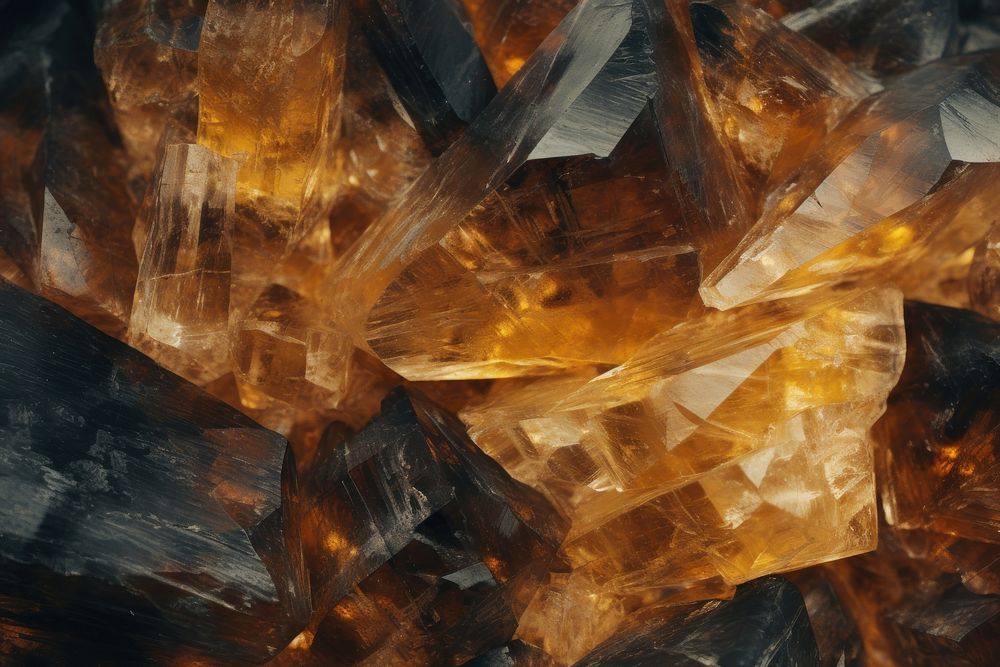  Topaz crystal mineral jewelry. AI generated Image by rawpixel.