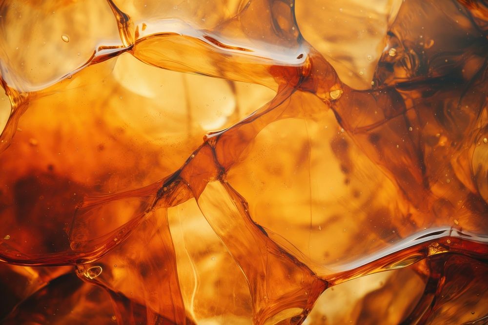  Amber macro photography transparent backgrounds. AI generated Image by rawpixel.