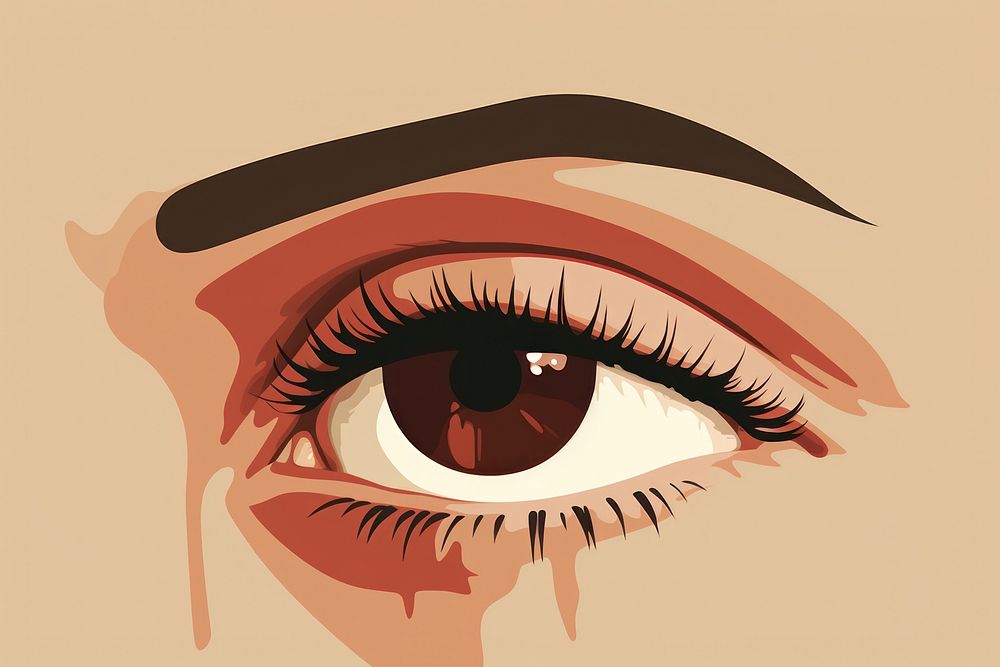Crying drawing sketch illustrated. AI generated Image by rawpixel.