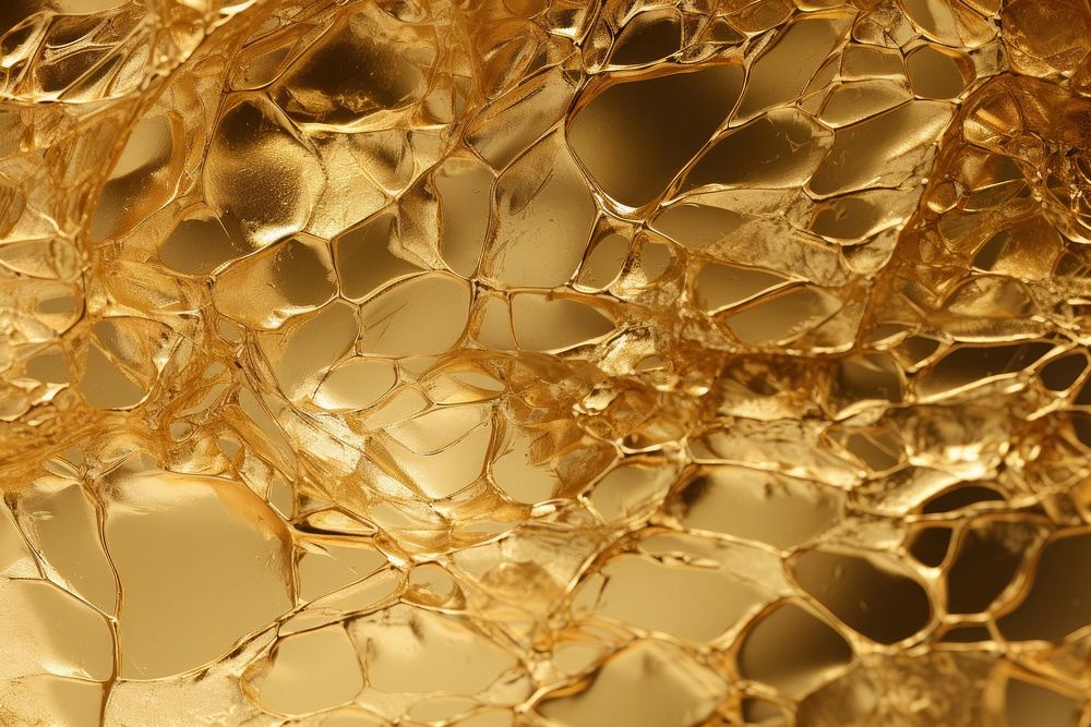  Gold backgrounds texture aluminium. AI generated Image by rawpixel.