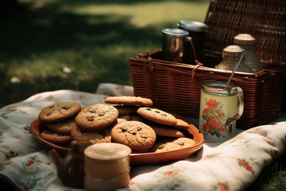 Cookies picnic cookie food.