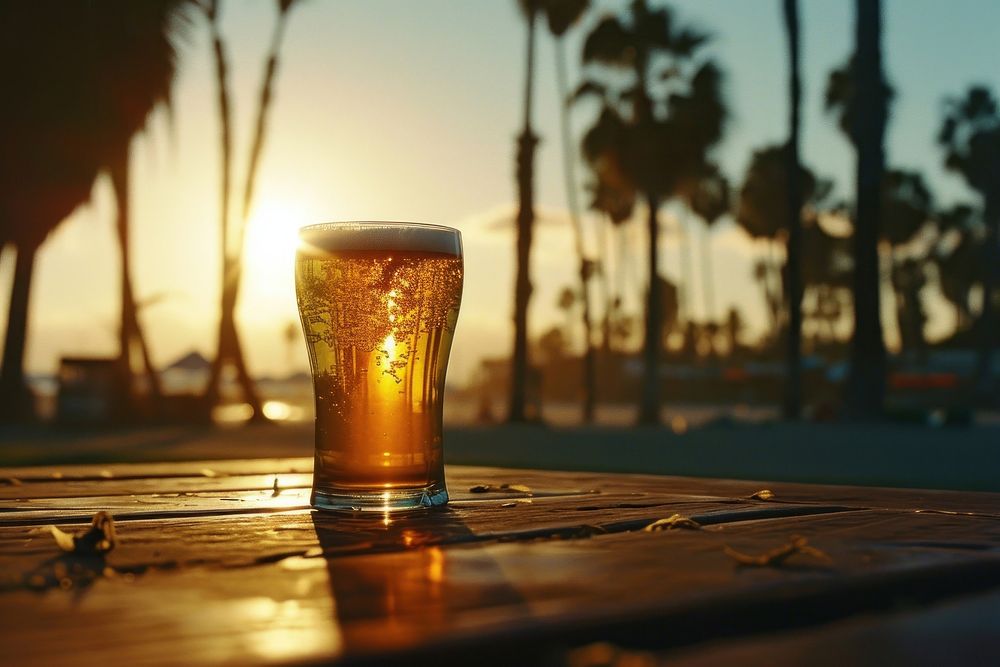 Beer outdoors summer nature. AI generated Image by rawpixel.