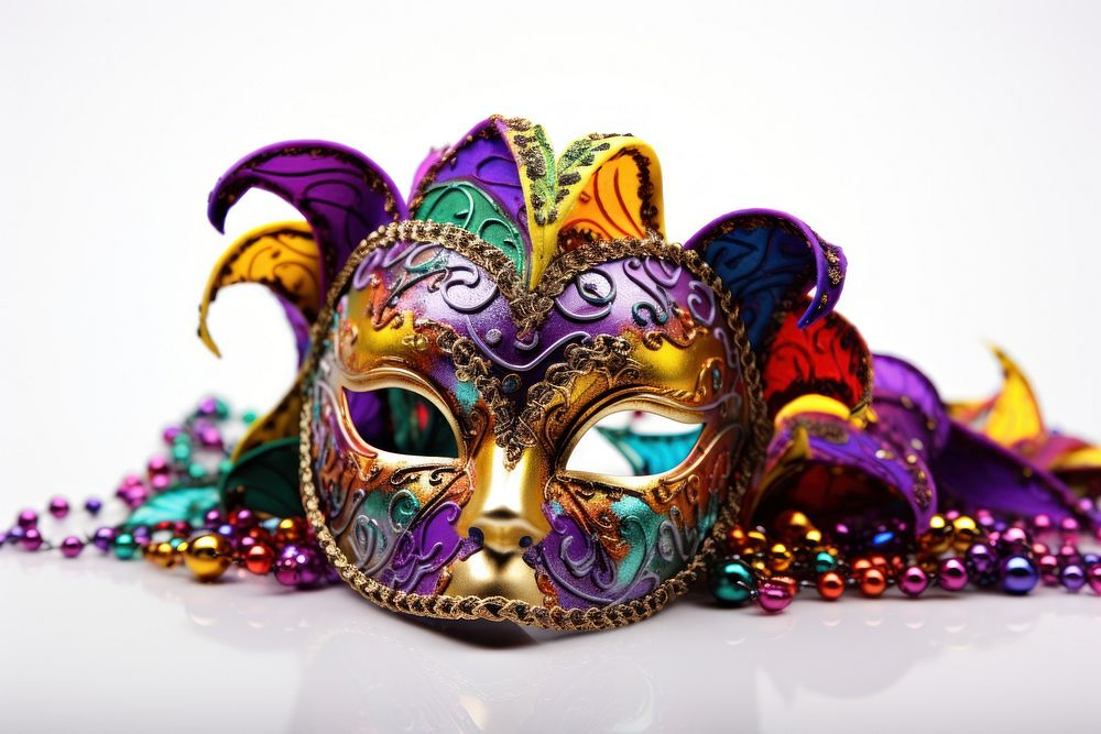 Mardi gras carnival jewelry purple.