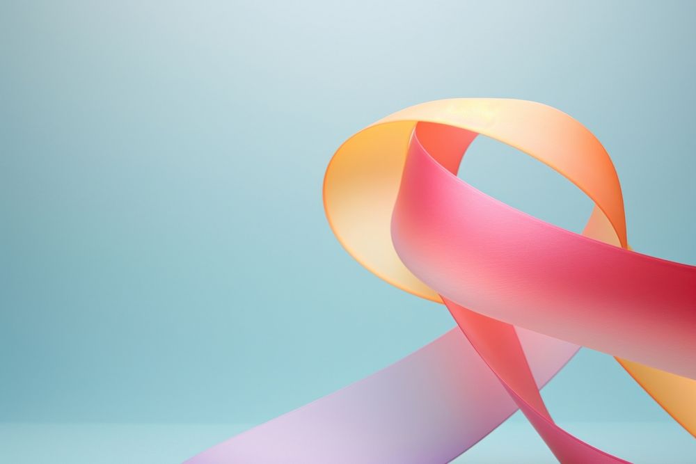 Ribbon celebration abstract graphics.