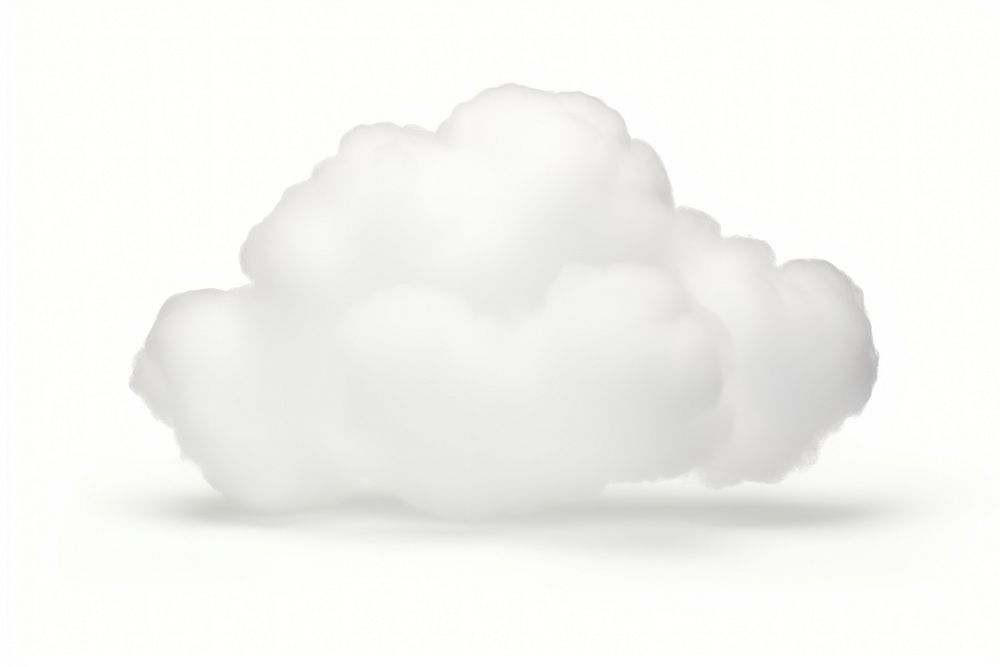 Speech bubble white cloud sky.