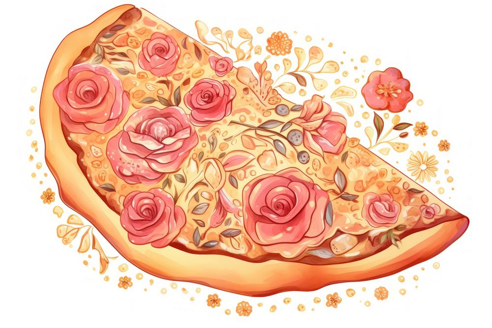 Pizza plant food rose.