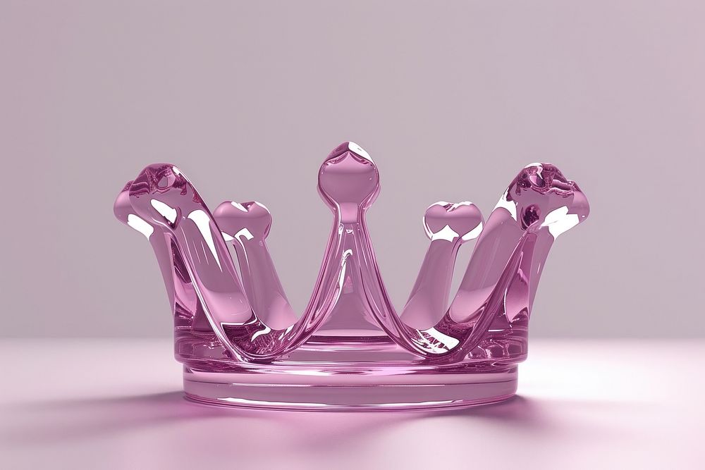 Crown shape jewelry purple accessories.