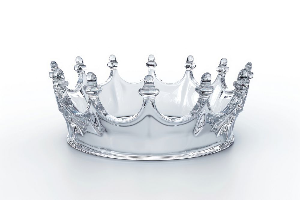 Crown shape white background accessories accessory.