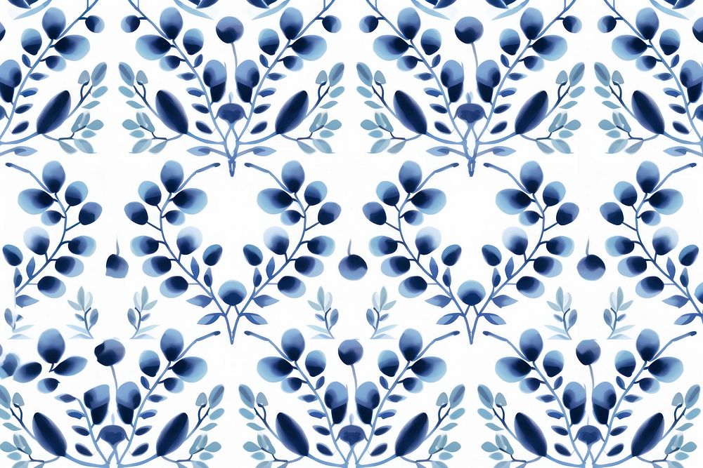 Tile pattern of tea leaf backgrounds porcelain white.