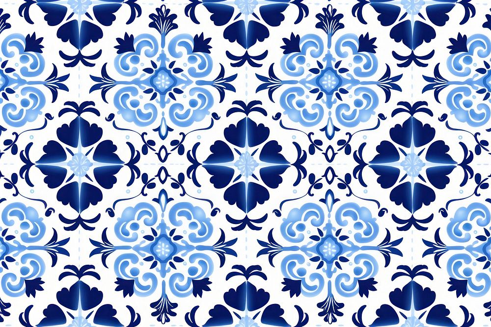 Tile pattern of fire backgrounds blue art.