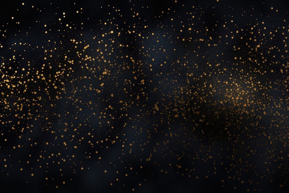 Black with gold specks scattered backgrounds abstract outdoors.