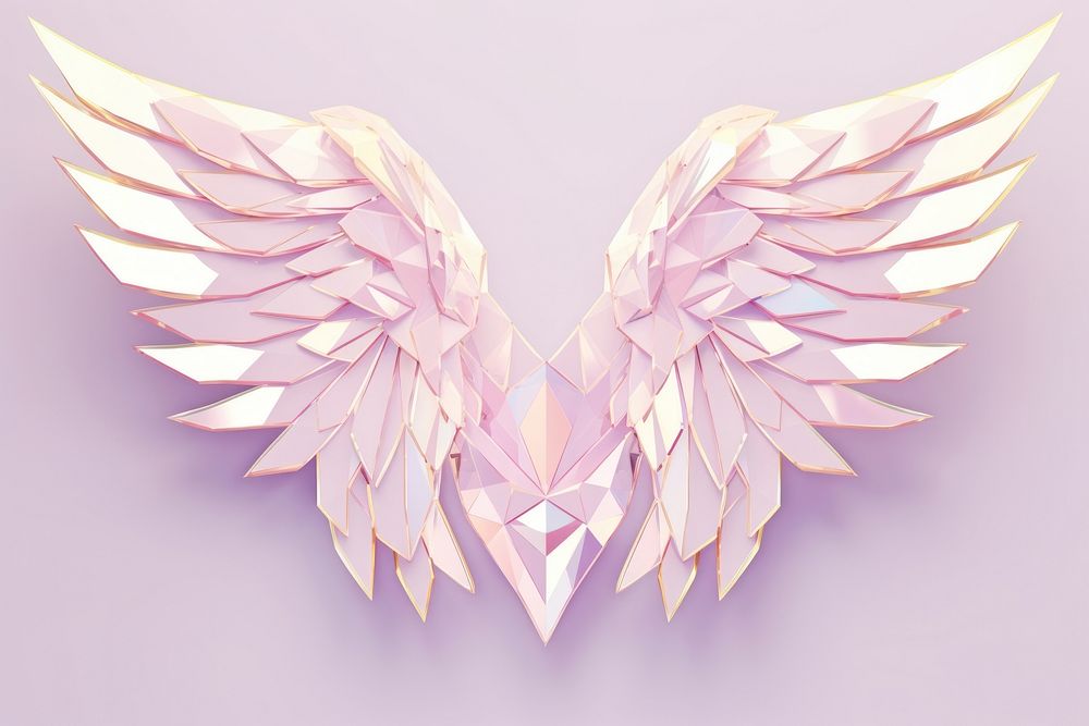 Angel wing holography creativity chandelier archangel.