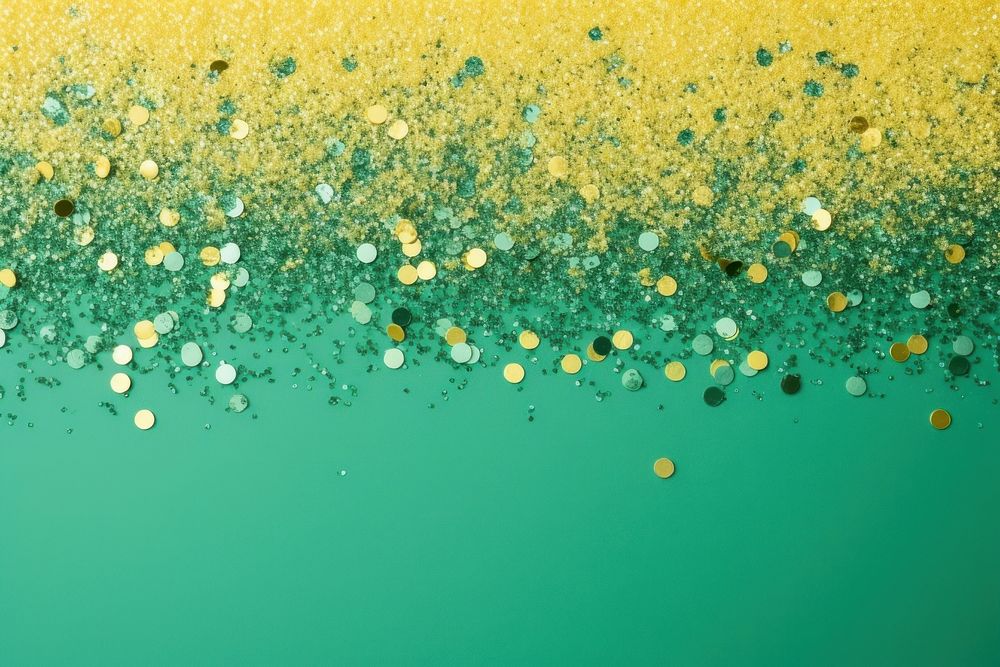 Yellow and green glitter backgrounds condensation.