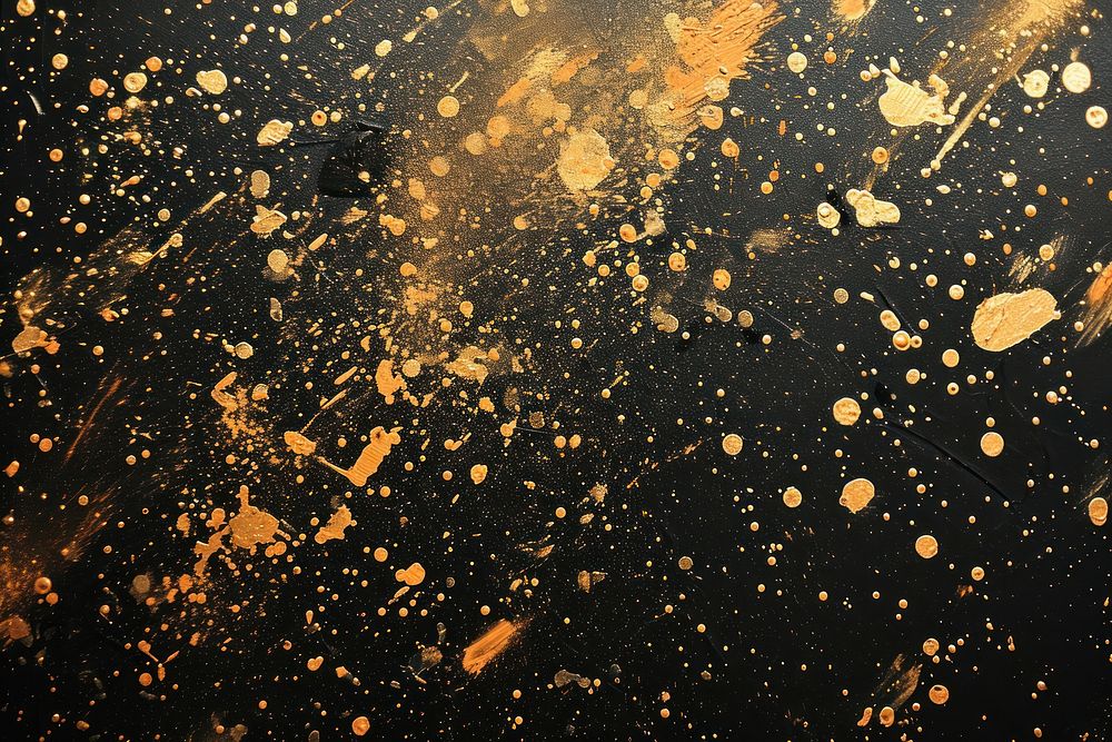 Gold foil splatter Spray paint backgrounds splattered weathered.