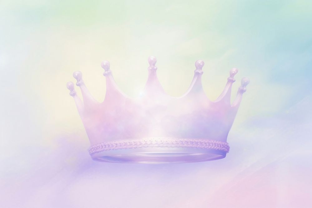 Glass crown tiara accessories chandelier.