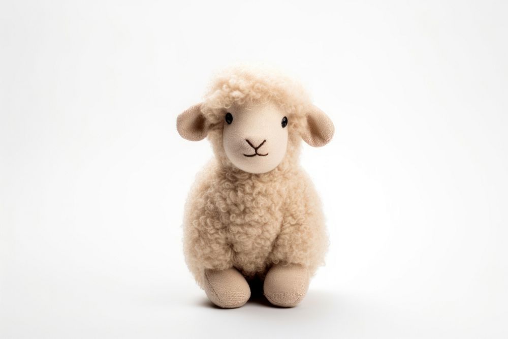 Stuffed doll sheep mammal animal plush.