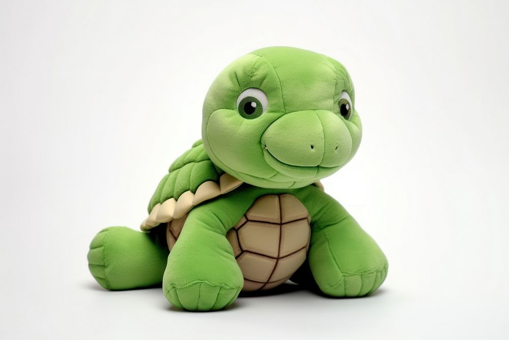 Stuffed doll turtle plush cute toy.