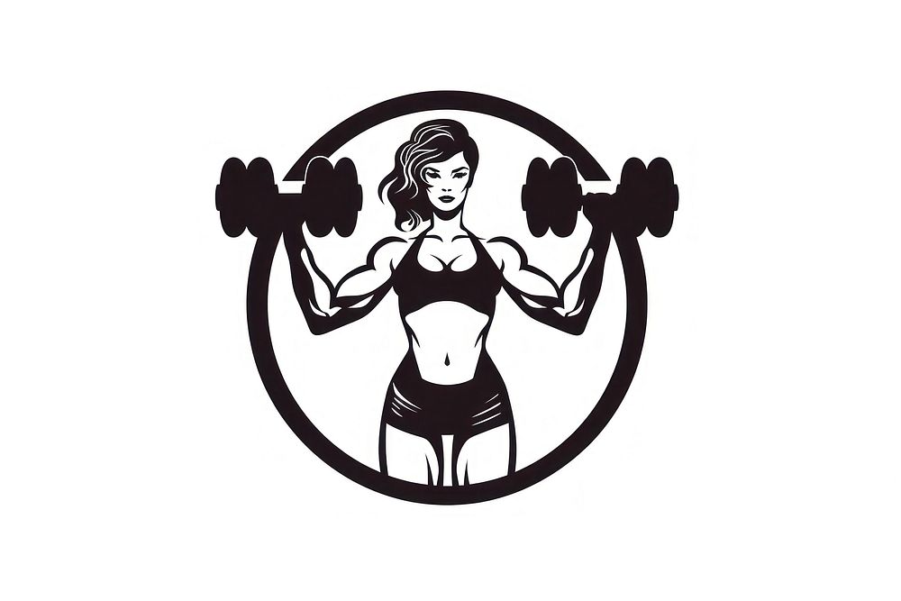 Woman Exercise dumbbell exercise sports.