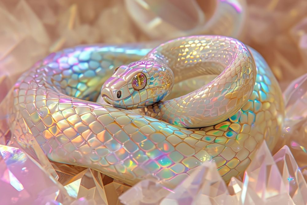Snake holography reptile animal poisonous.