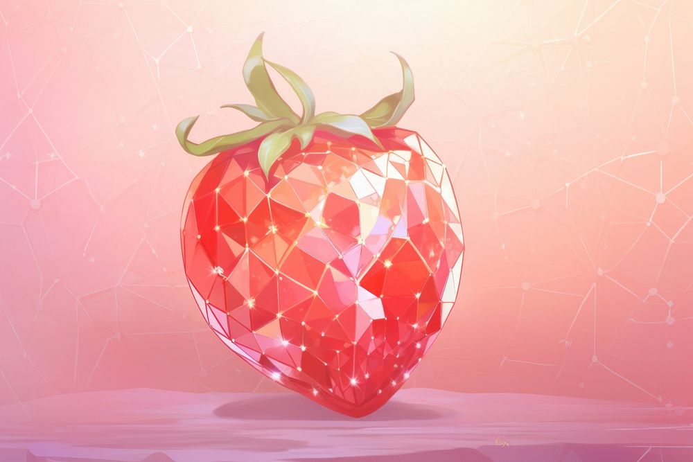 Strawberry holography fruit plant food.