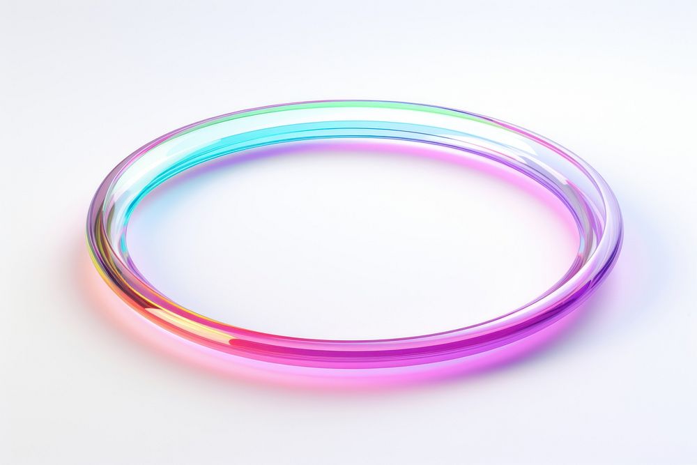 Hula hoop jewelry white background accessories.