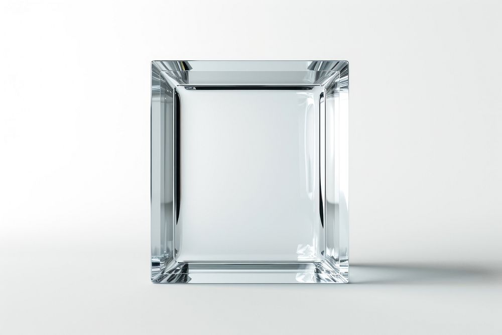 Rectangle glass white background simplicity.