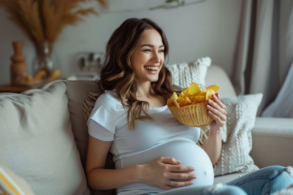 Pregnant british woman smiling sitting adult.