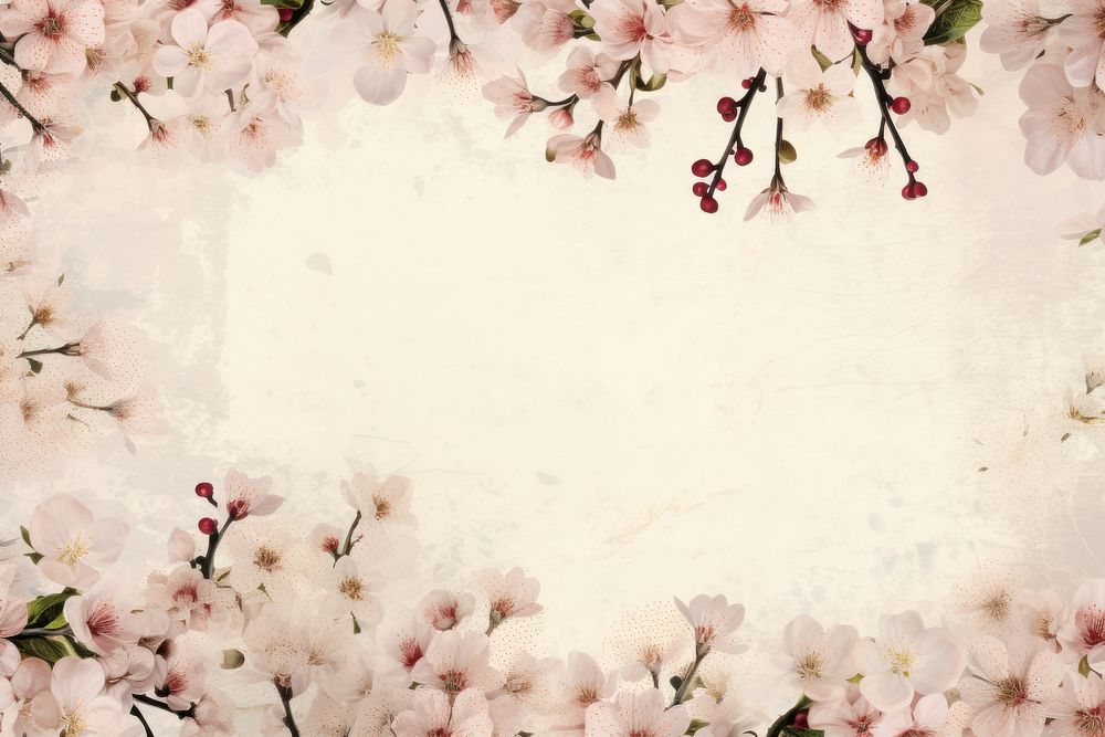 Cherry blossom backgrounds outdoors pattern.