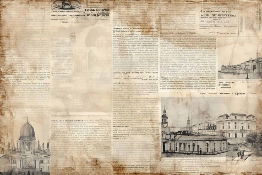 A cityscape newspaper backgrounds sketch.