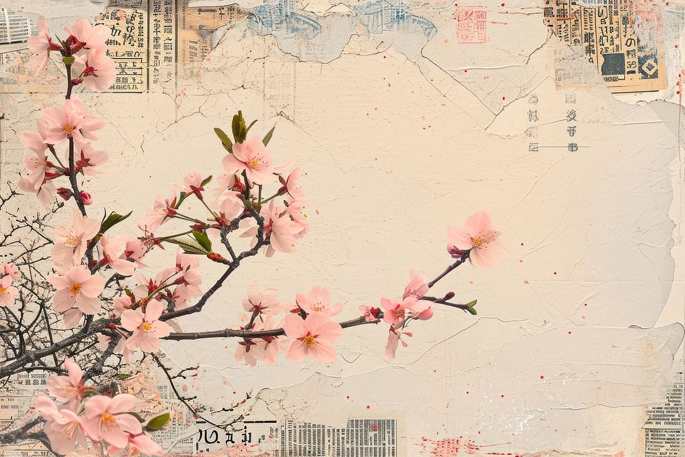 Cherry blossom backgrounds pattern flower.